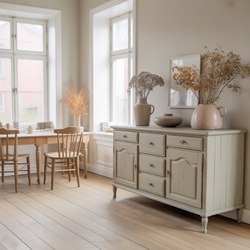 10.Sa skapar du en vintagelook med kalkfarg