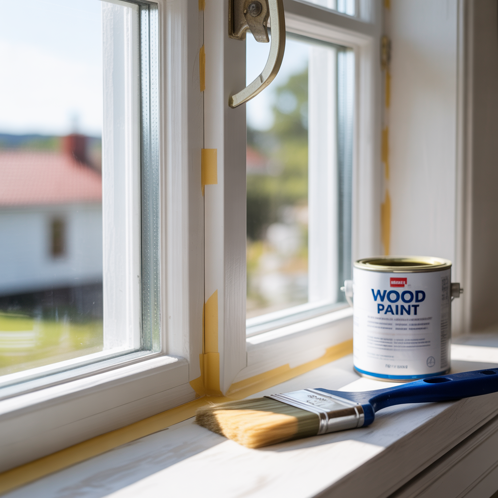 12.Vilka produkter fungerar bast for att mala fonsterkarmar