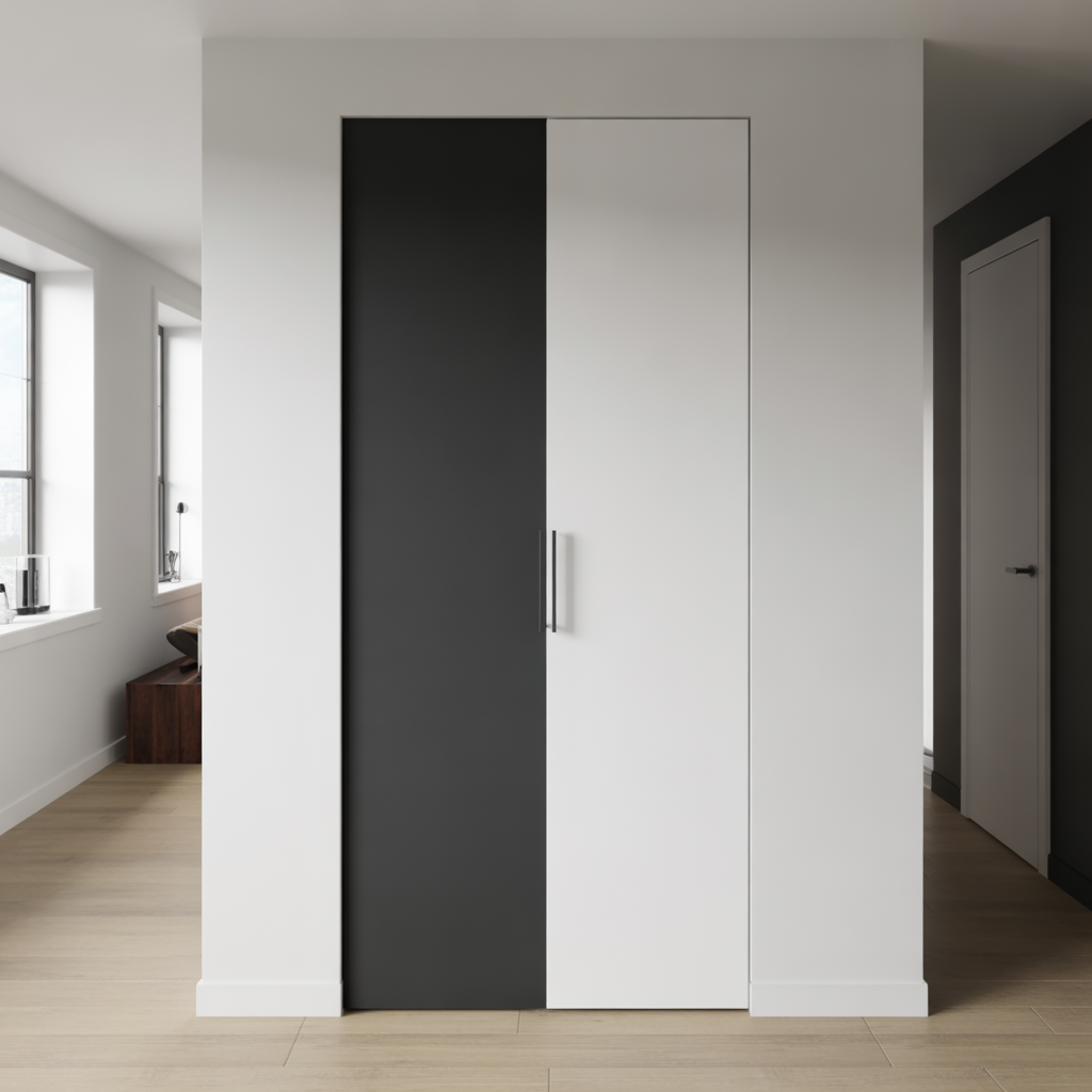 4.Hur malar du dorrar i tva farger for en modern kansla