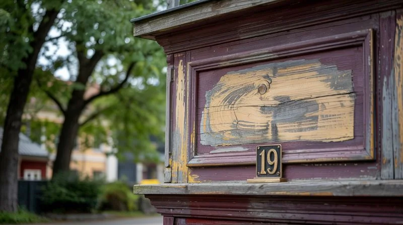 a photo of a weathered wooden panel on a 2ASDirUXT mqA4ffA04XGg QSbUmaYVRfOOEK hWni2hw