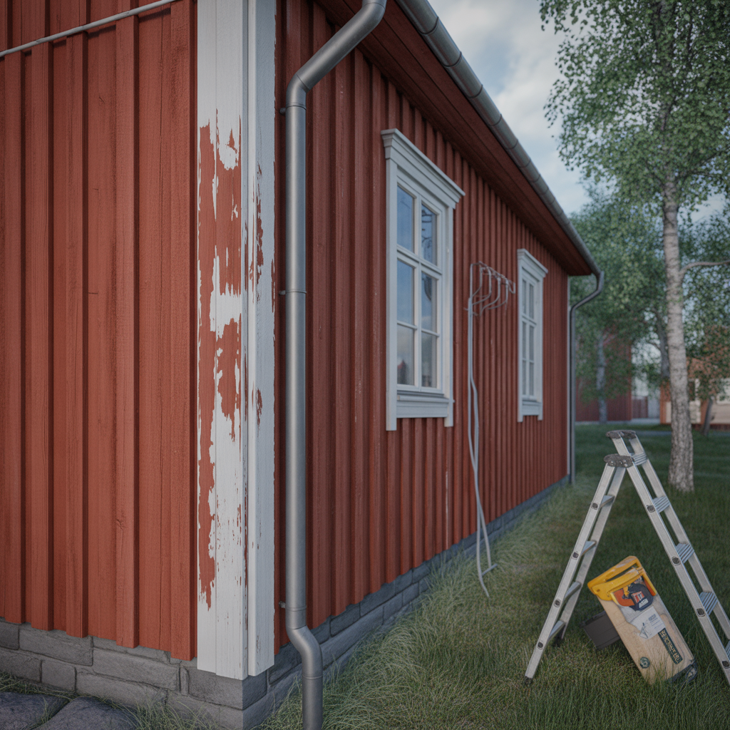 blasor och flagning pa fasadfarg felsokning och atgarder