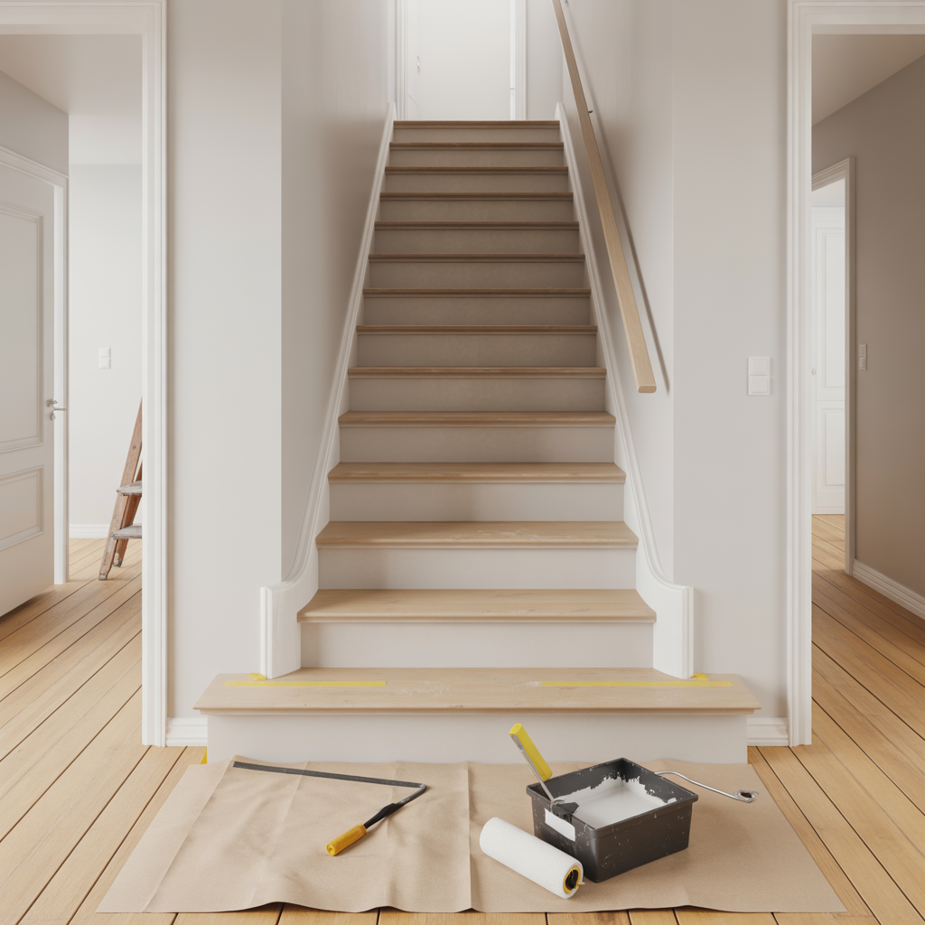 kostnad for malning av trappa 2025 prisnivaer och arbetstid